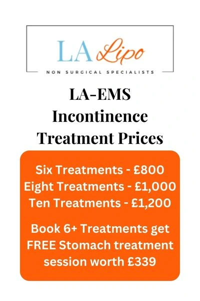 LA-EMS Incontinence Treatment Prices Dunstable