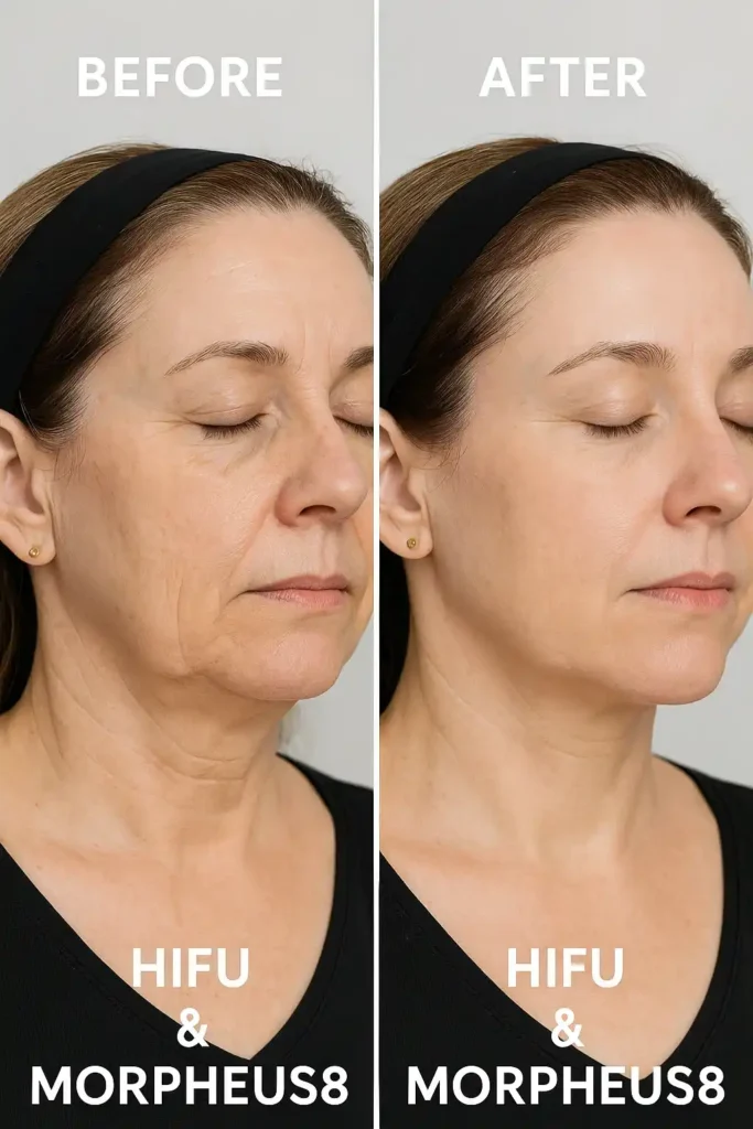 HIFU & Morpheus8 treatment results Dunstable - book in today!
